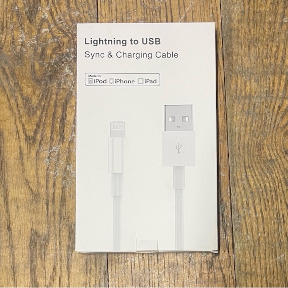 Apple Lightning to USB Sync & Charging Cable - White (6ft)